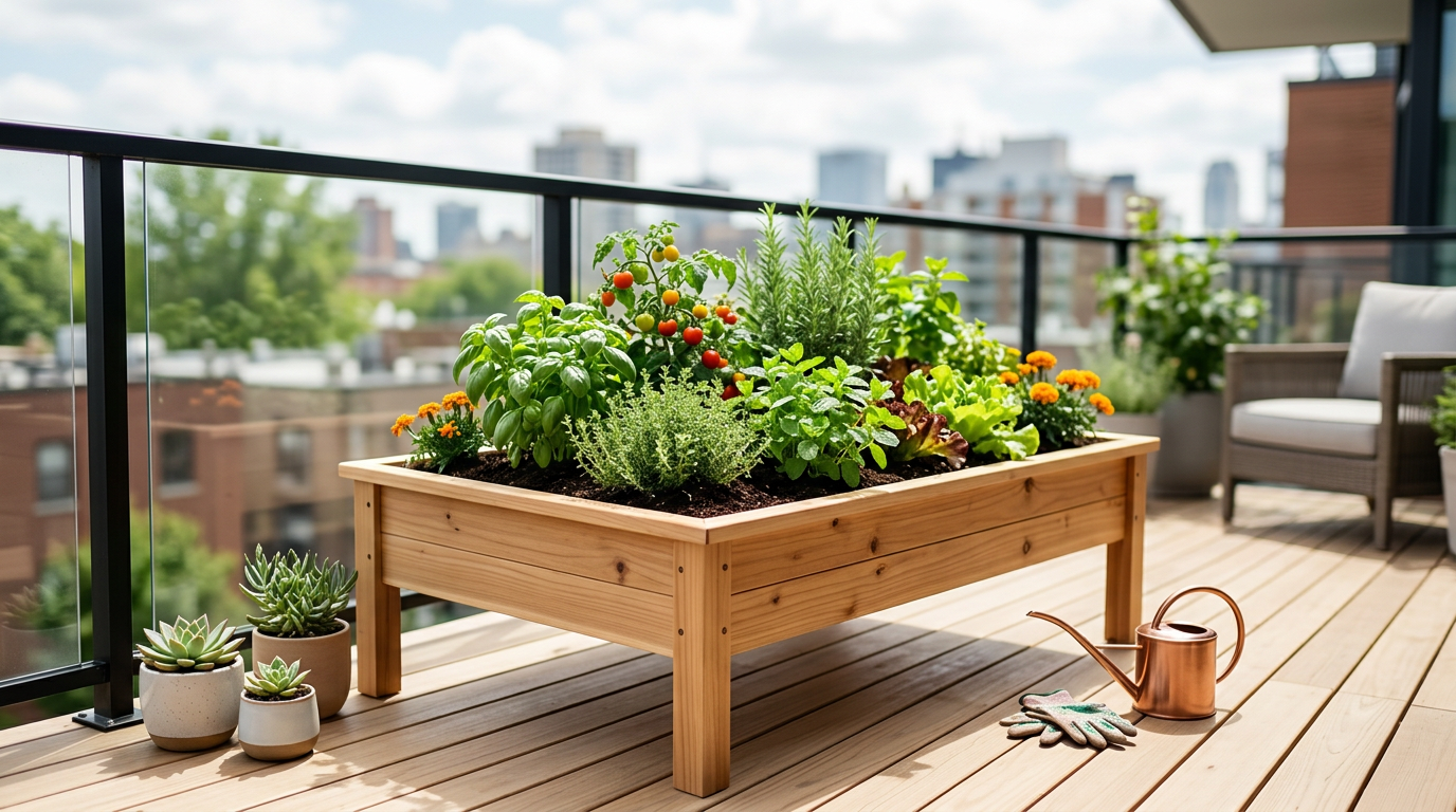 Best compact raised garden beds for small patios