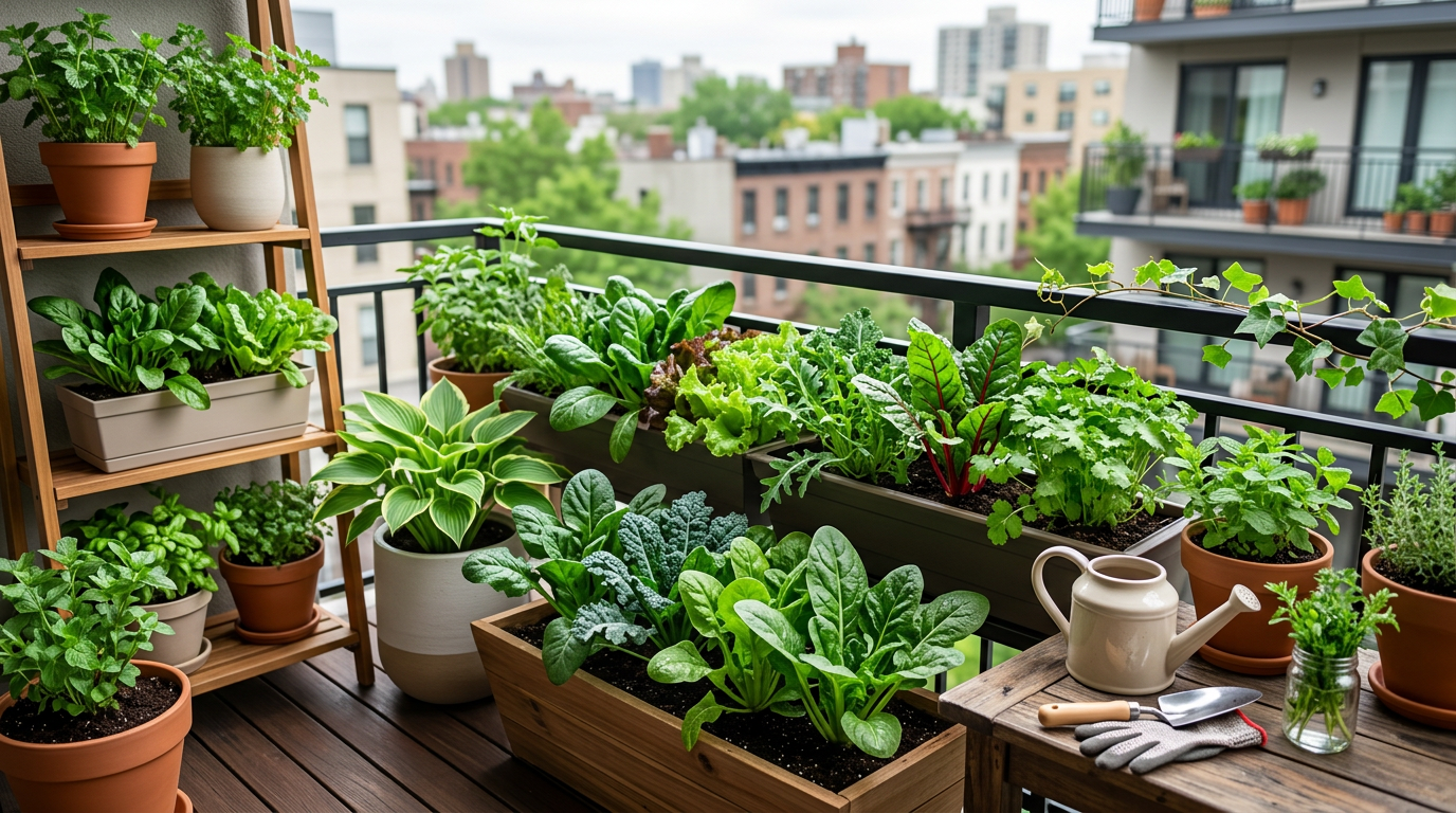 Best vegetables for shade balconies – what actually grows