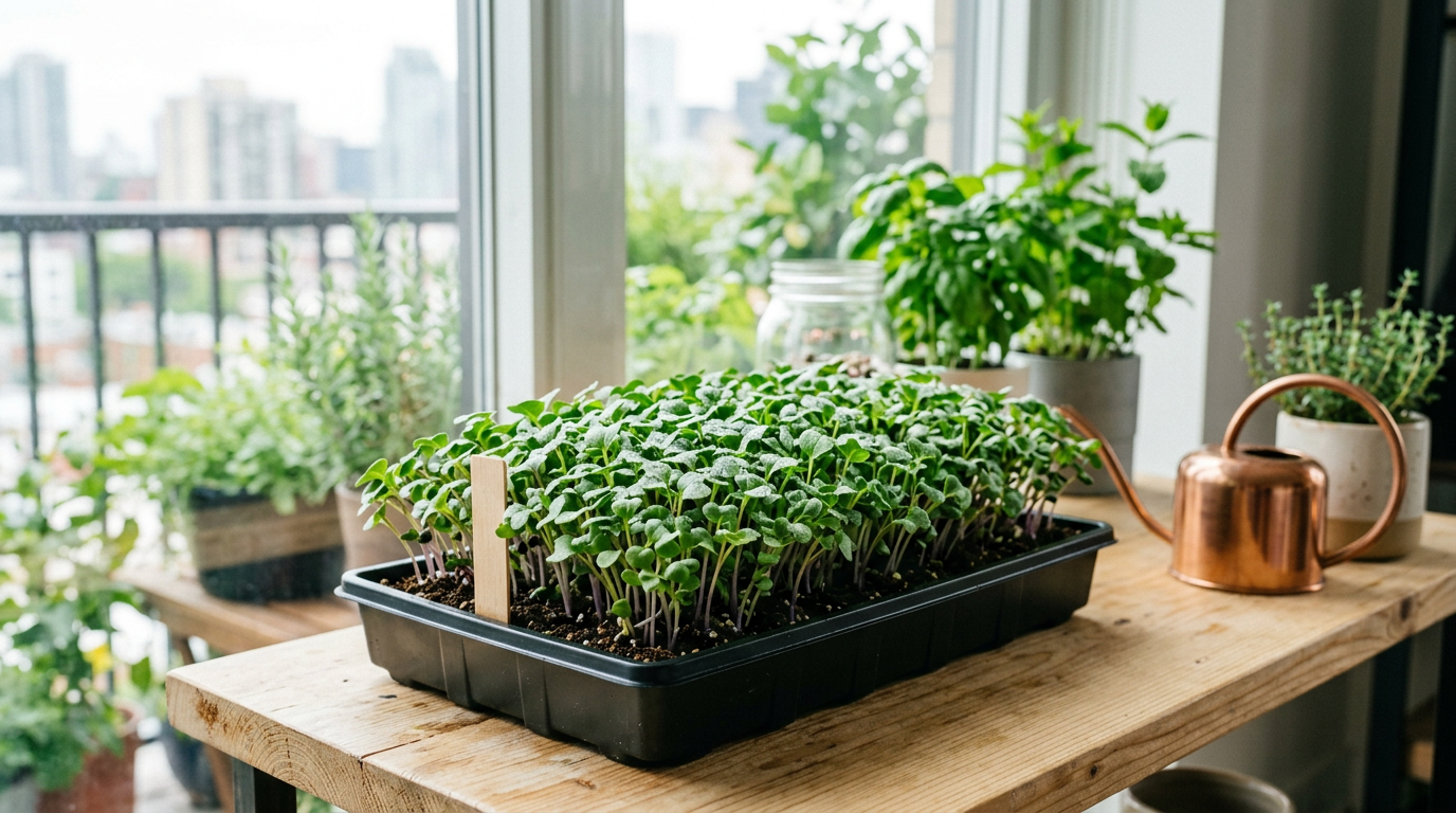 Broccoli microgreens growing guide – sulforaphane superfood