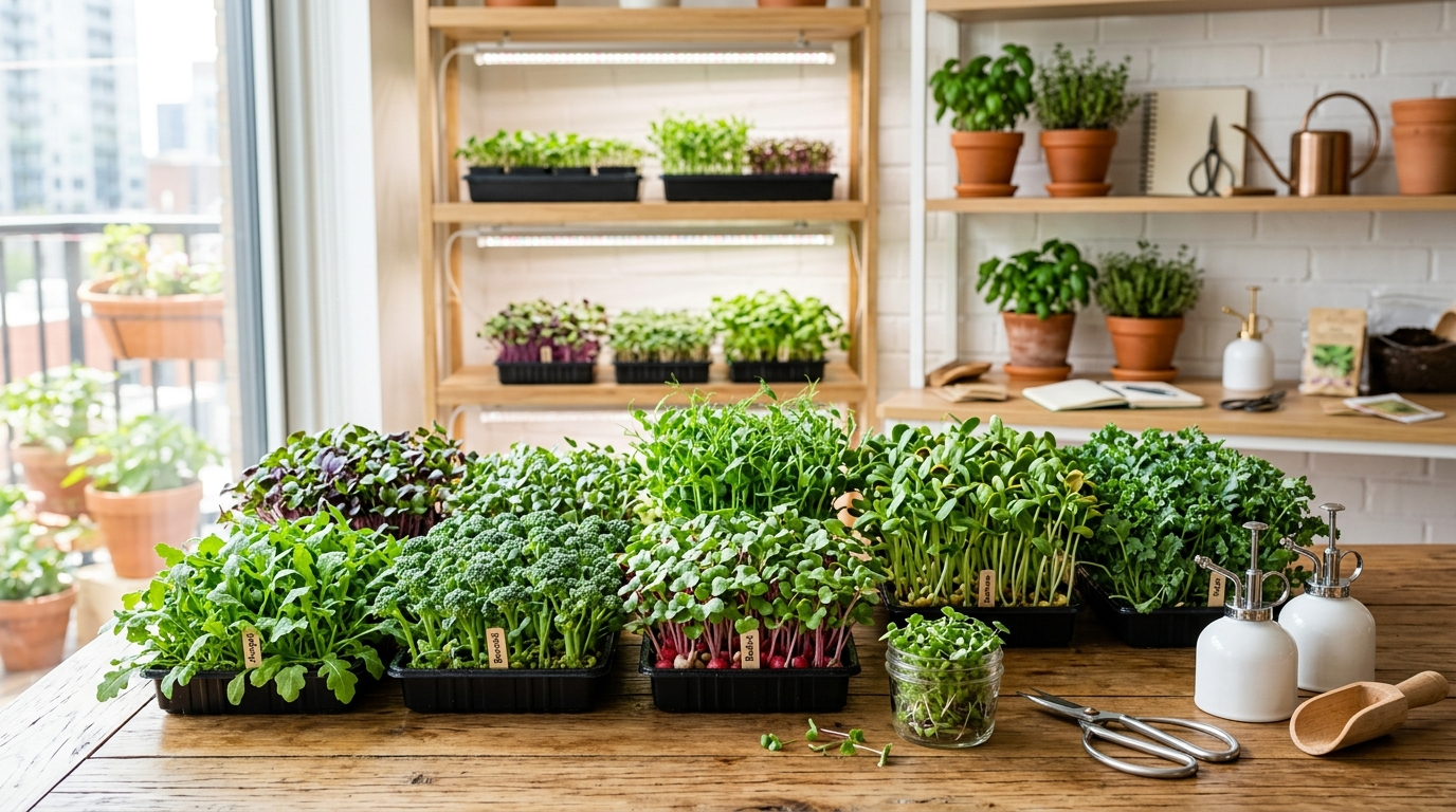 Complete guide to growing microgreens as a side business