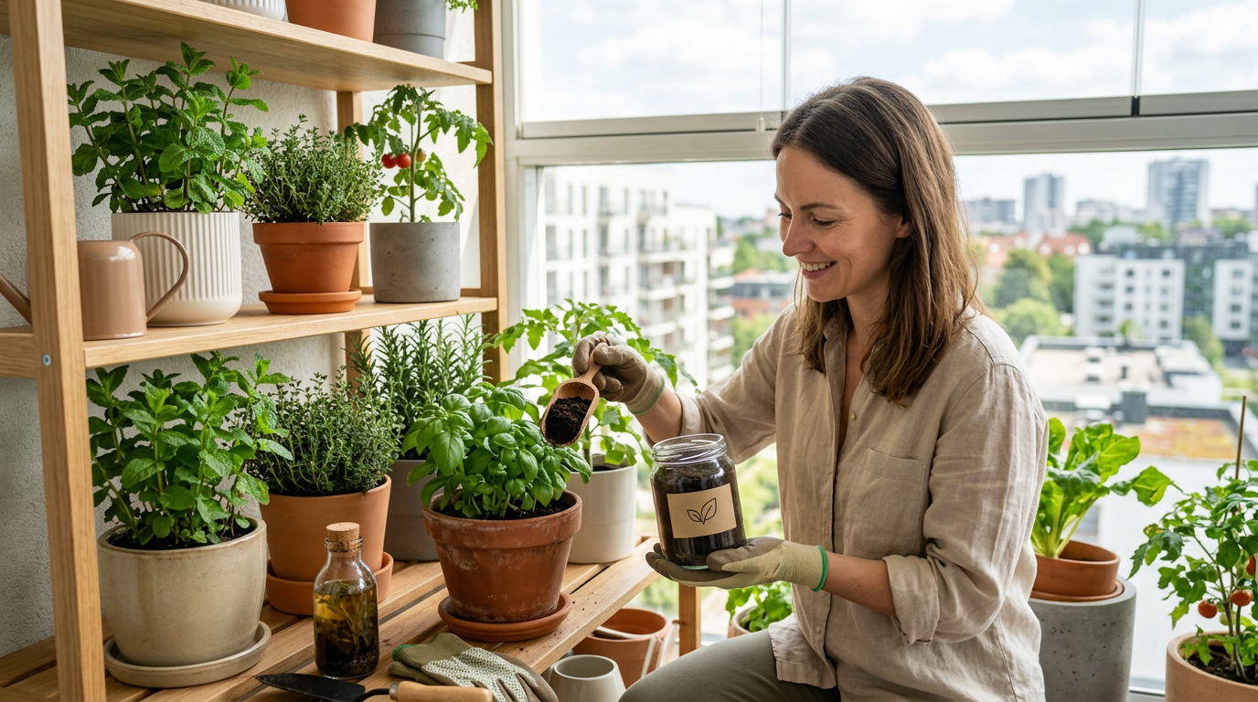 Container gardening fertilizer guide – organic options
