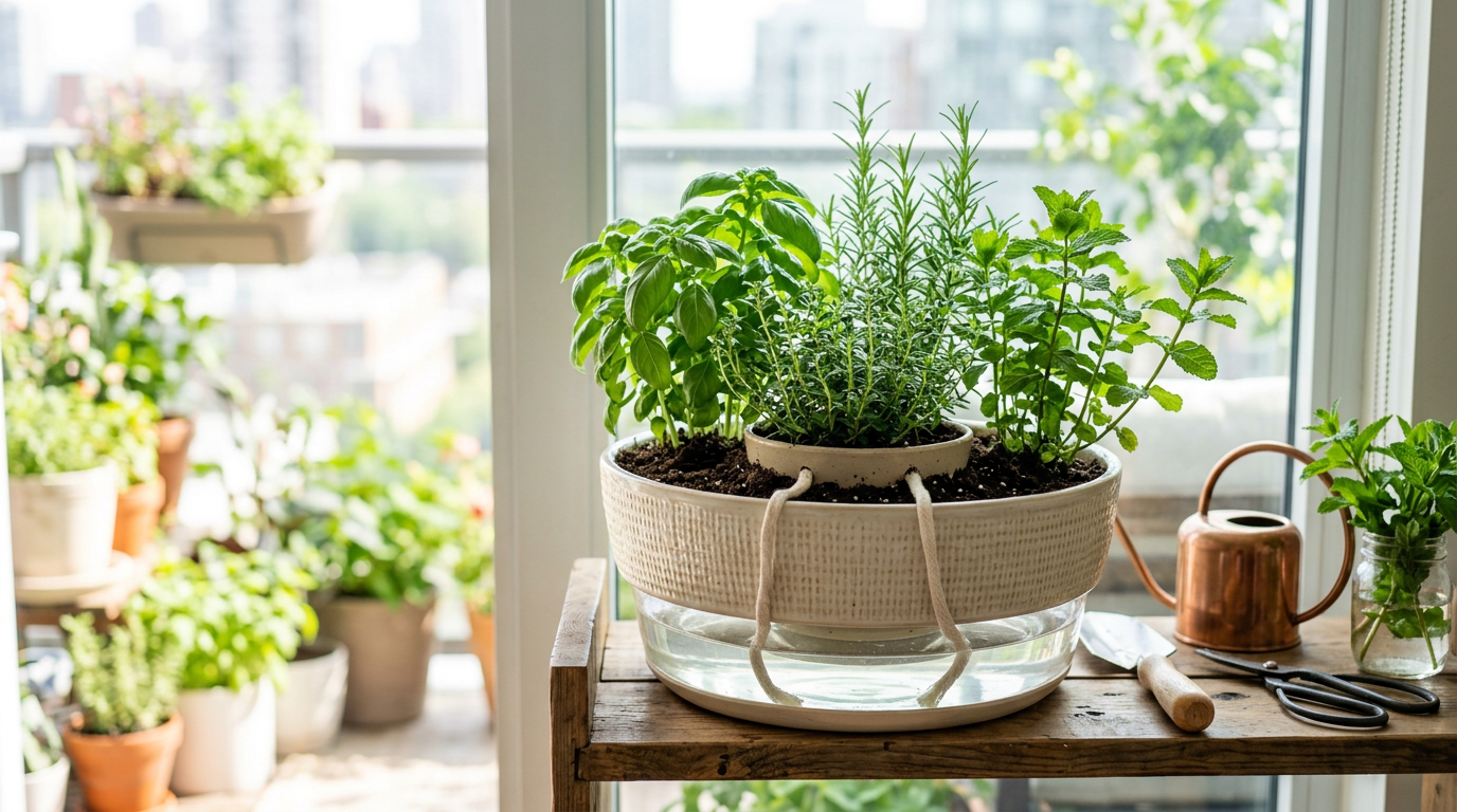 DIY wicking bed for containers – never forget to water again