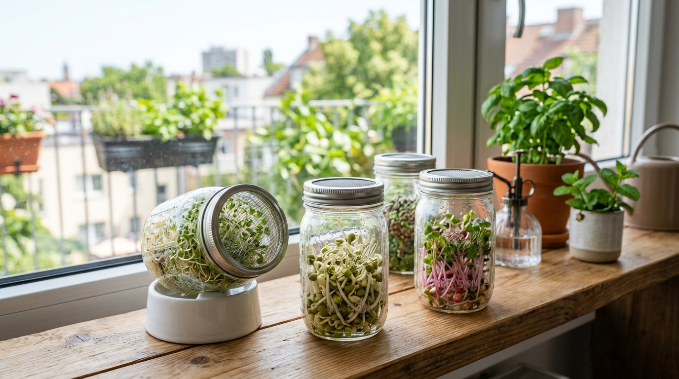 Growing sprouts at home – complete beginner guide