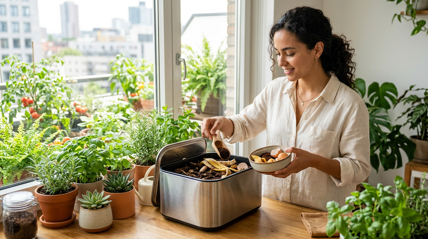 How to compost in an apartment (no smell method)