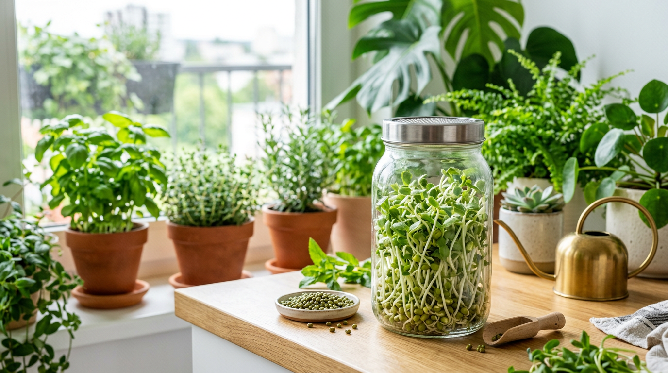 How to grow bean sprouts at home in 5 days