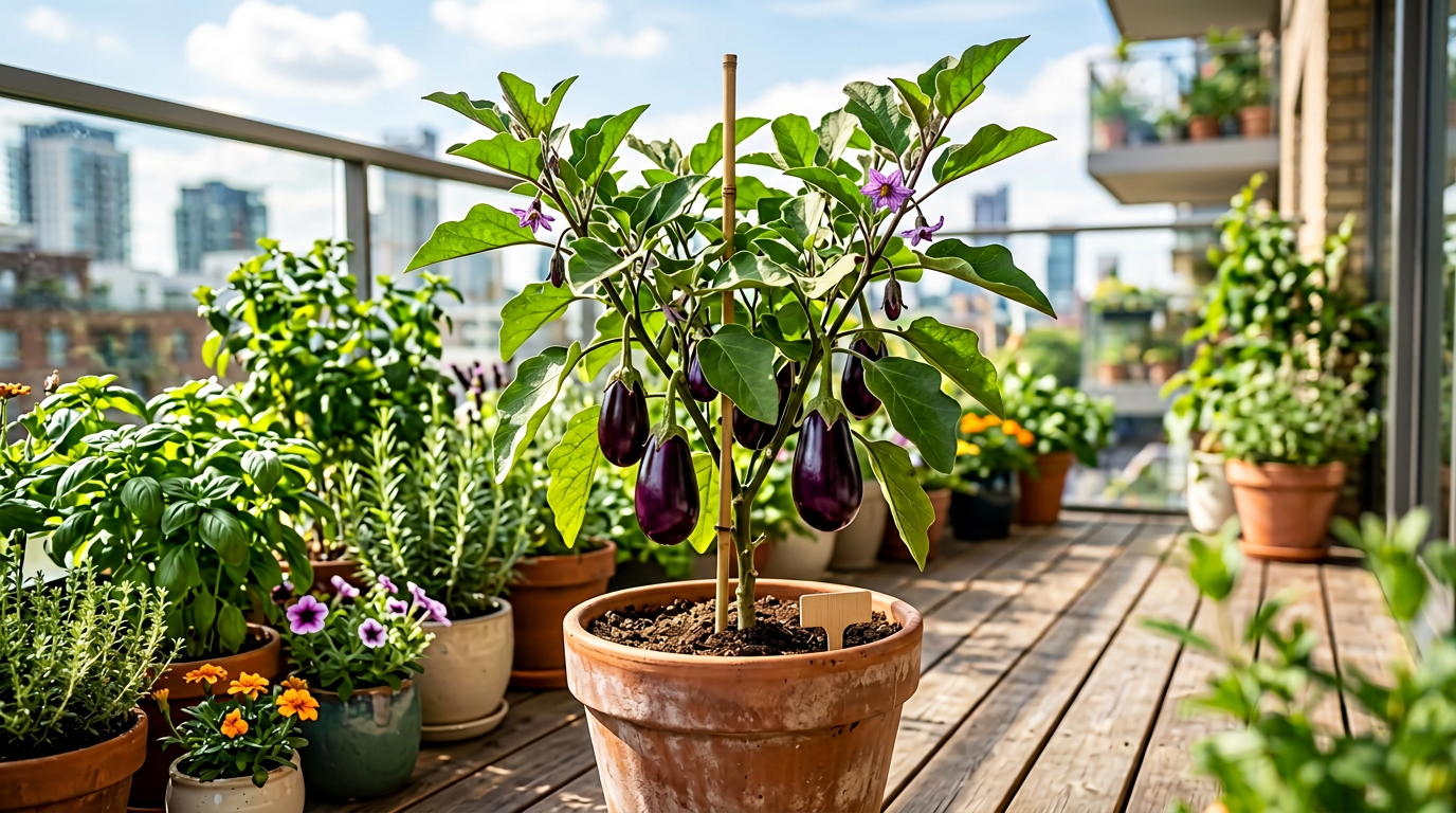 How to grow eggplant in containers – heat-loving patio vegetable