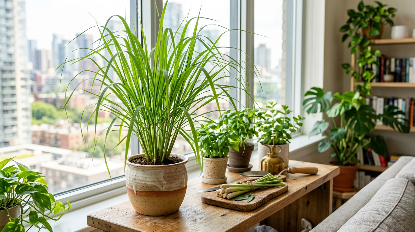 How to grow lemongrass indoors – mosquito repellent and cooking