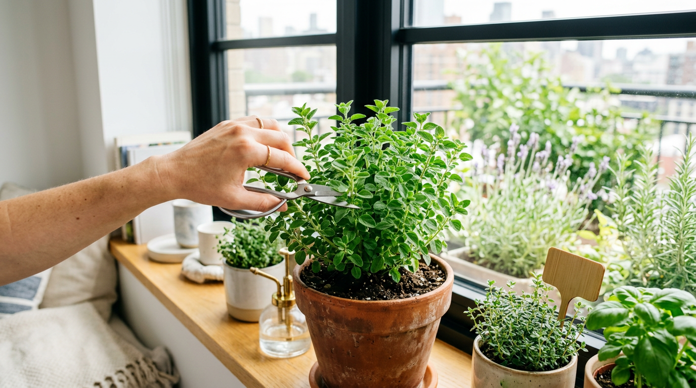 How to grow oregano indoors – sunlight and pruning guide