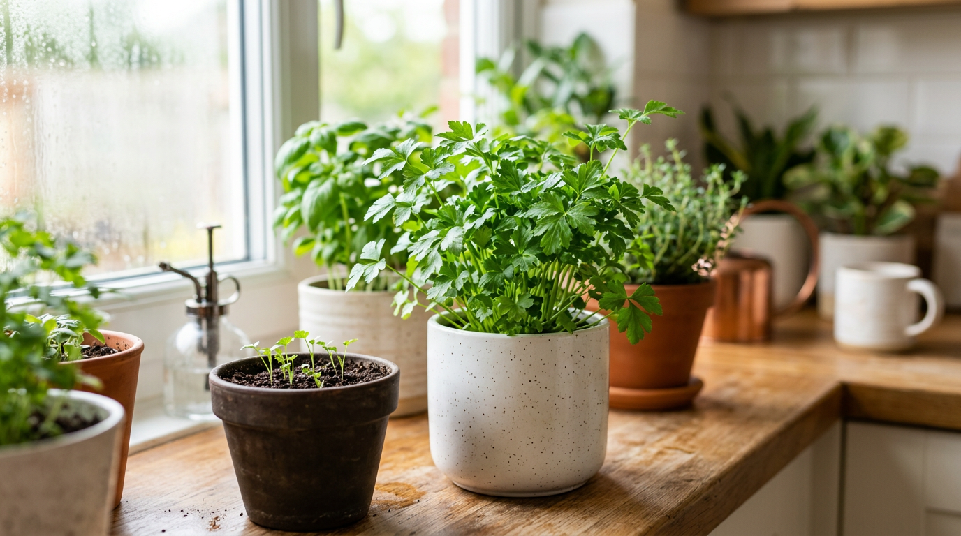 How to grow parsley indoors (why it takes so long to sprout)