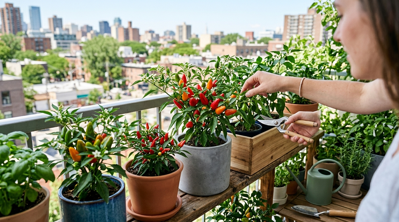 How to grow peppers in pots – apartment-friendly varieties