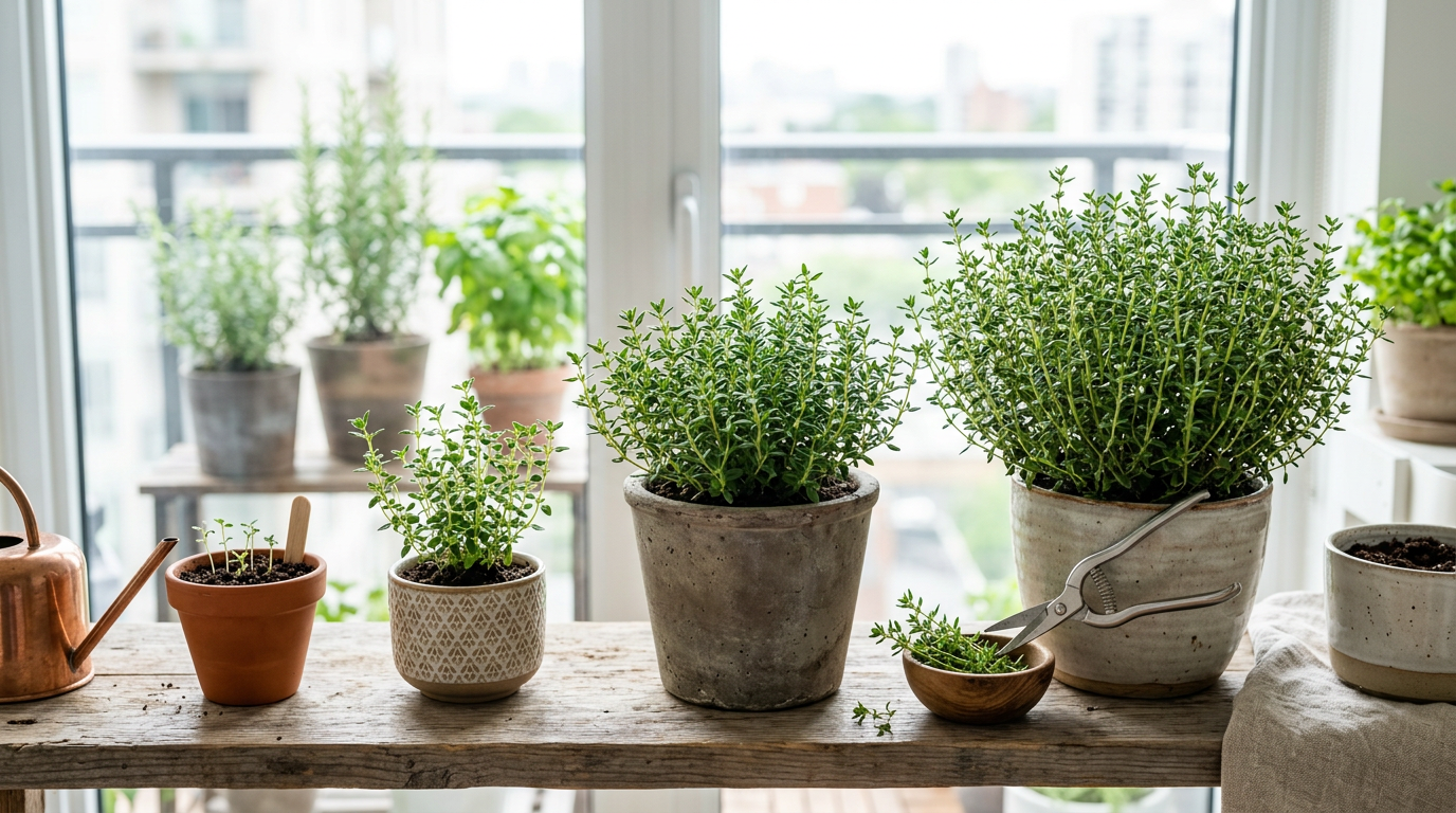 How to grow thyme indoors from seed to harvest