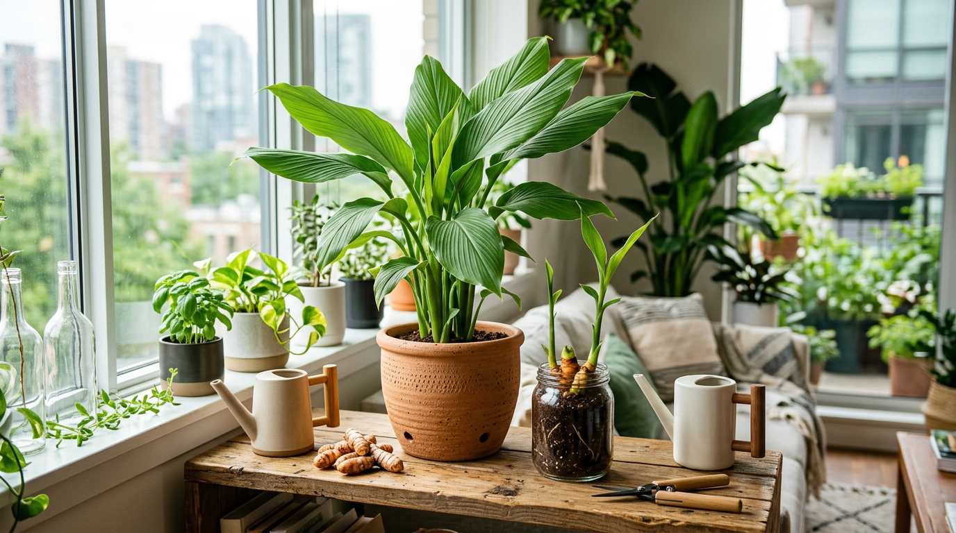 How to grow turmeric indoors – from grocery store rhizome
