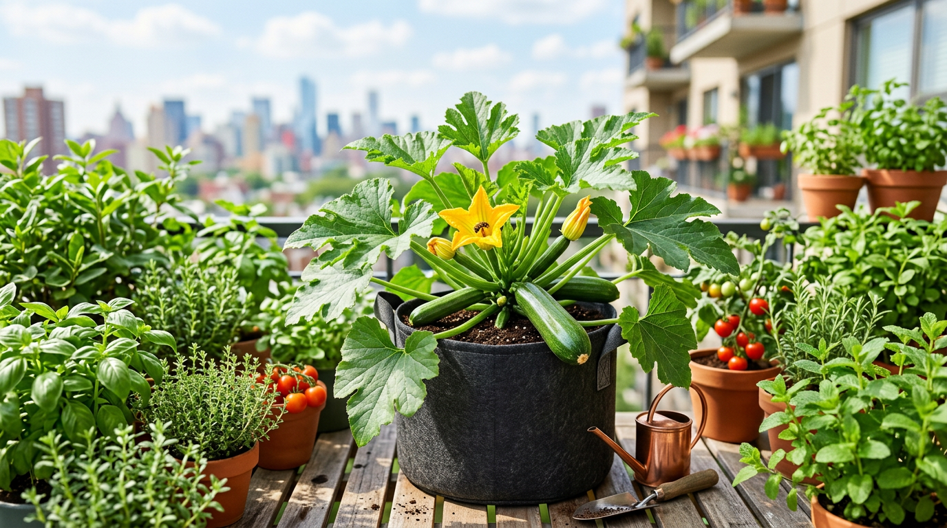 How to grow zucchini in containers – compact varieties that produce