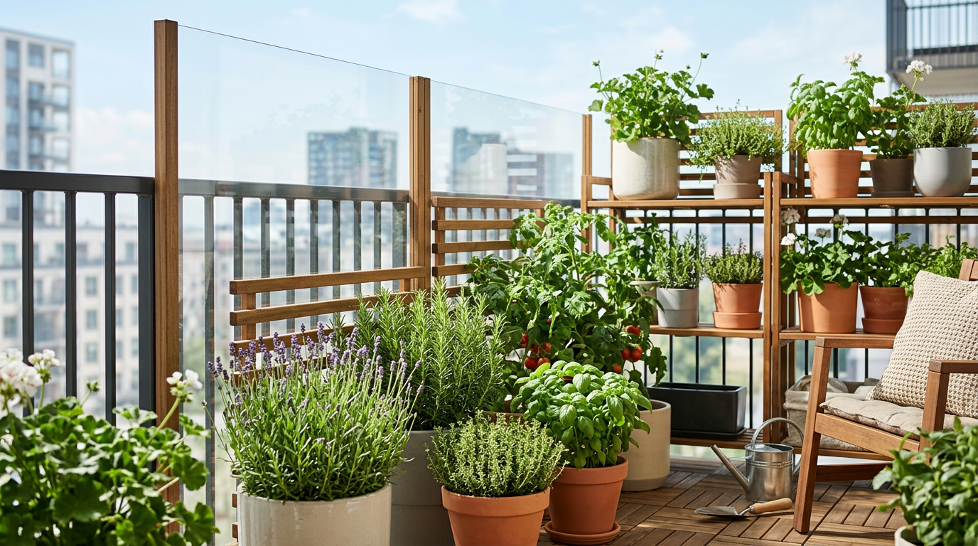 How to protect balcony plants from wind damage