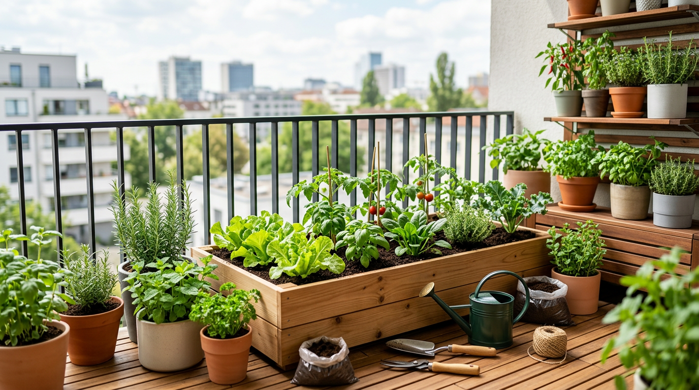 How to start a balcony vegetable garden from scratch
