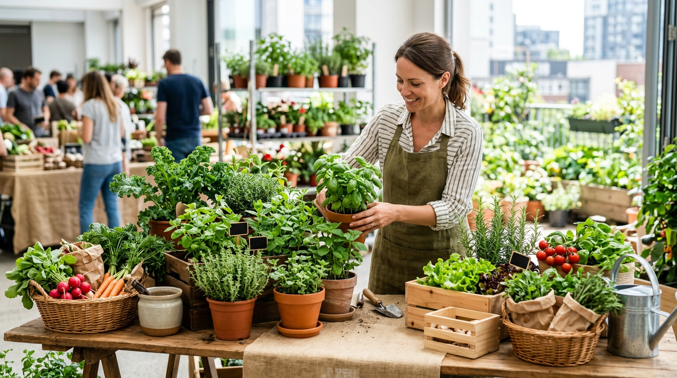 How to start selling at farmers markets with container-grown produce