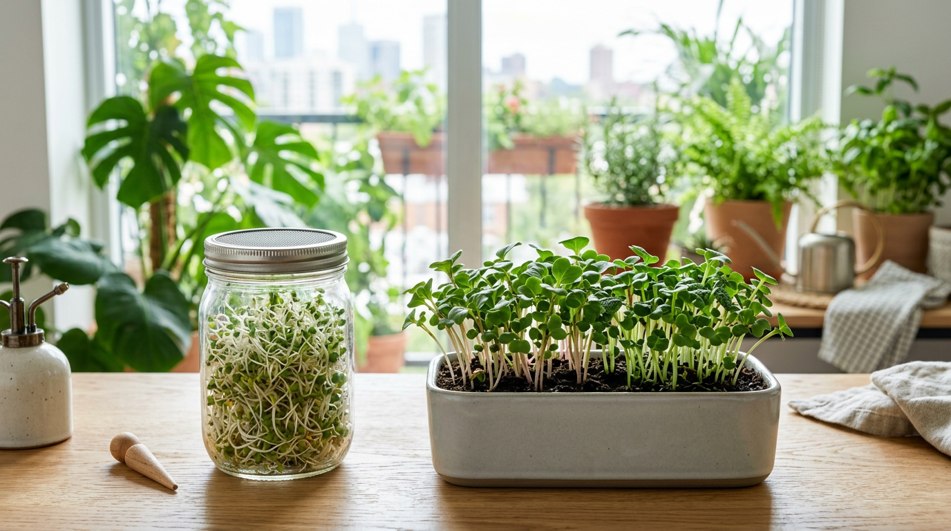 Microgreens vs sprouts – what's the difference and which is safer